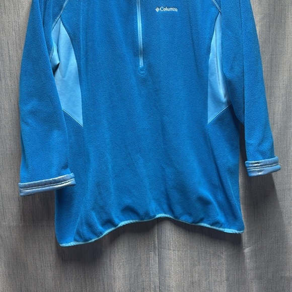 🇺🇸 Columbia Blue Quarter-Zip Pullover XL - Picture 4 of 7
